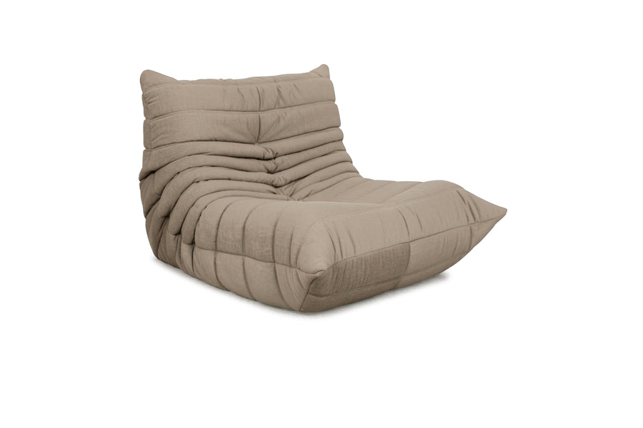 Ligne Roset Stoff Togo Sessel Neubezug Taupe