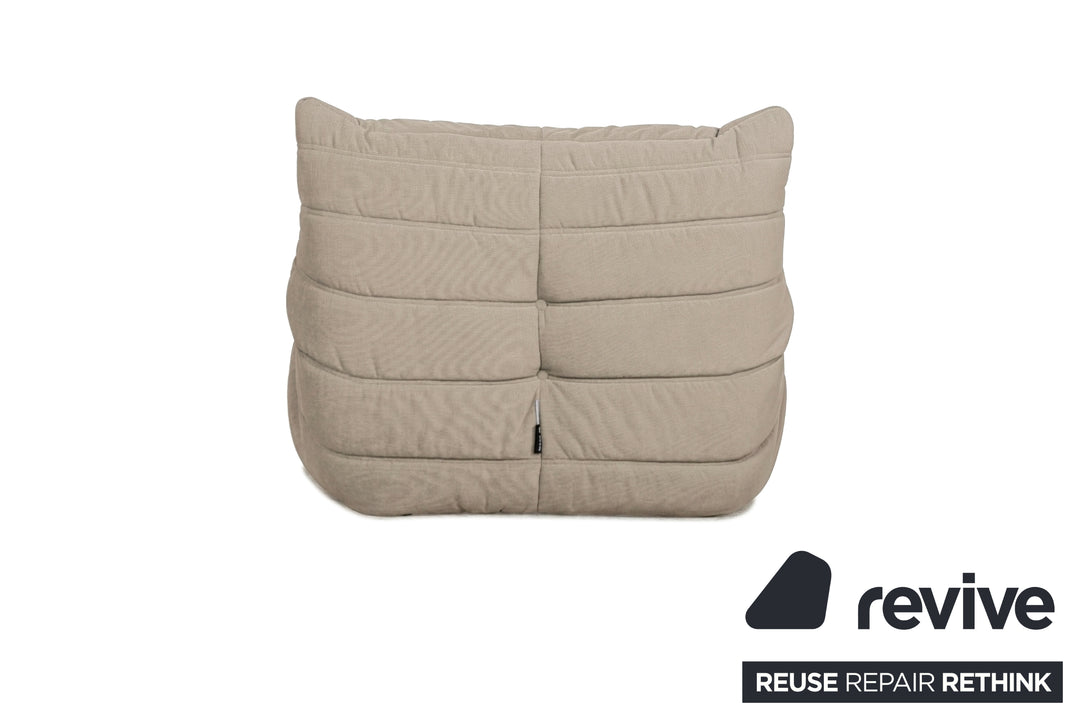 Ligne Roset Stoff Togo Sessel Neubezug Taupe