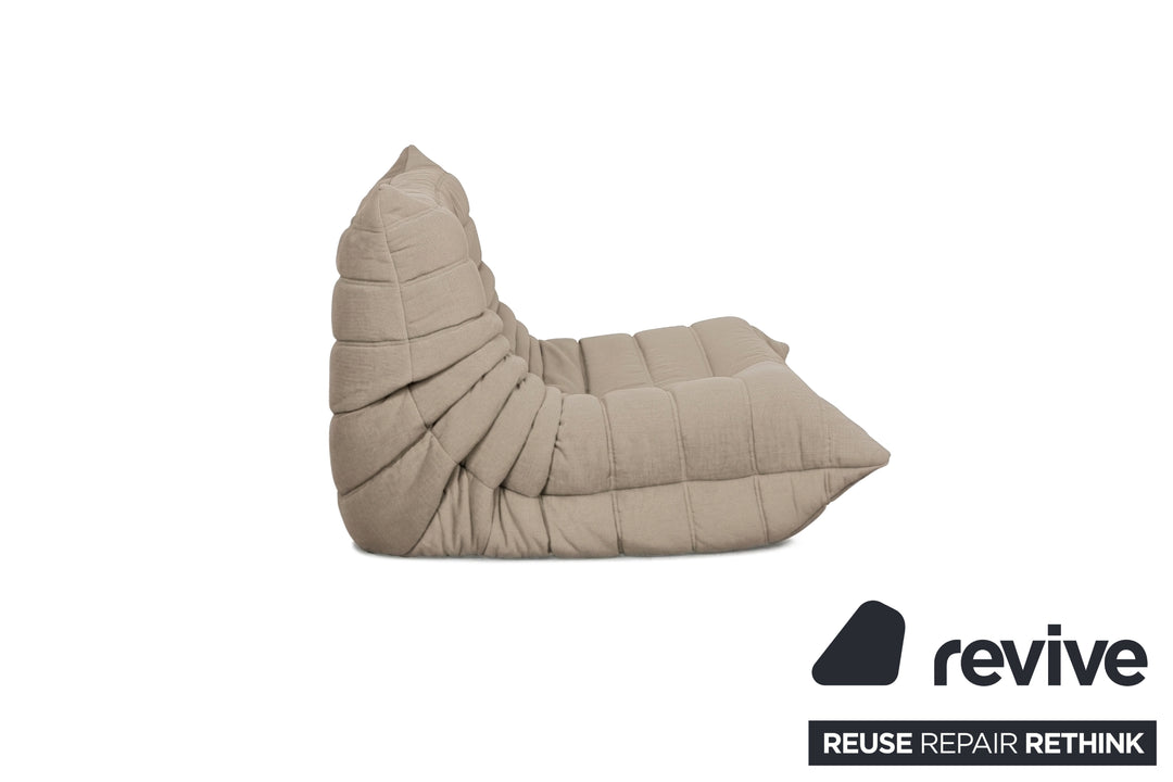 Ligne Roset Stoff Togo Sessel Neubezug Taupe