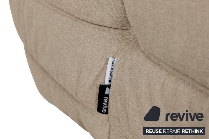 Ligne Roset Stoff Togo Sessel Neubezug Taupe