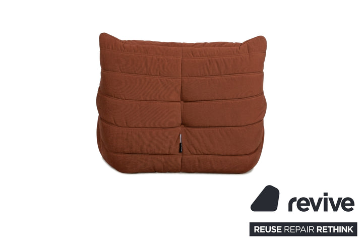 Ligne Roset Stoff Togo Sessel Neubezug Terrakotta