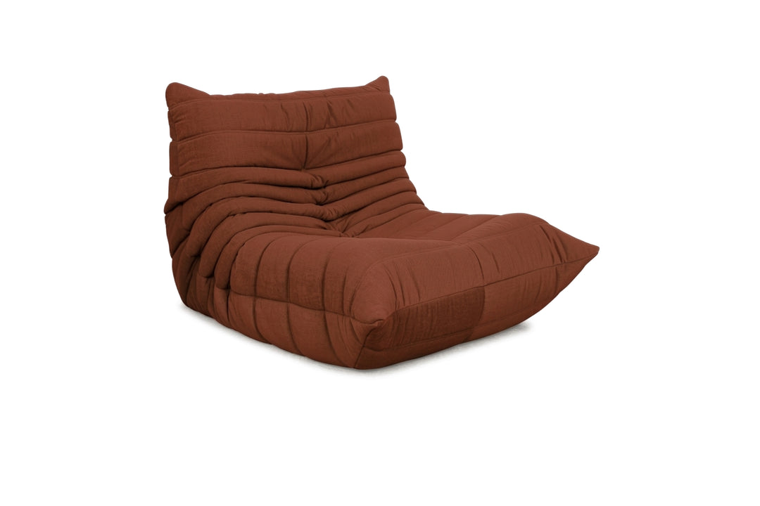 Ligne Roset Stoff Togo Sessel Neubezug Terrakotta