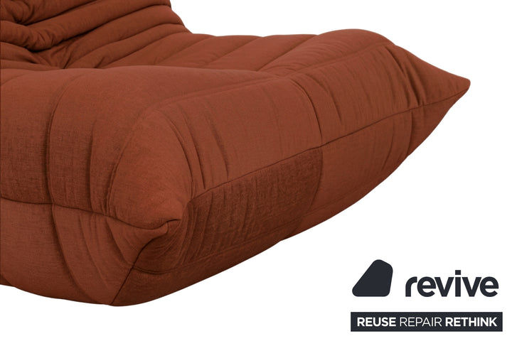 Ligne Roset Stoff Togo Sessel Neubezug Terrakotta
