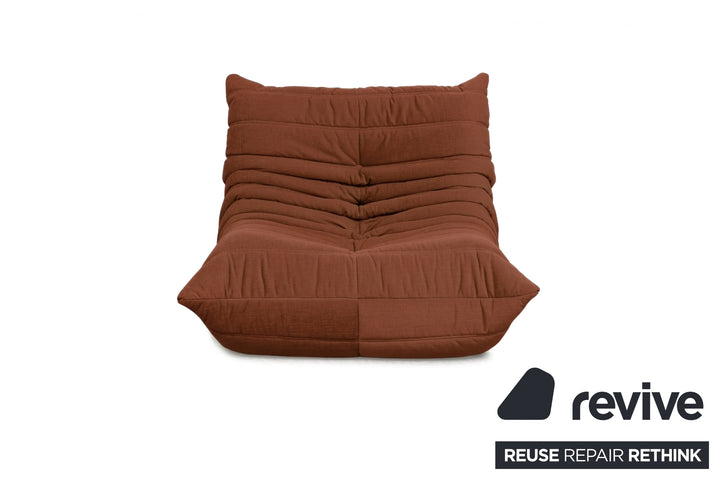 Ligne Roset Stoff Togo Sessel Neubezug Terrakotta