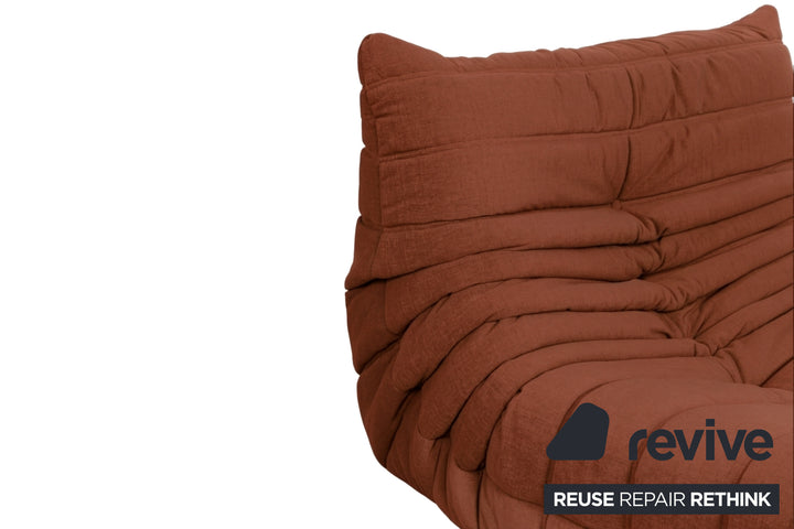 Ligne Roset Stoff Togo Sessel Neubezug Terrakotta