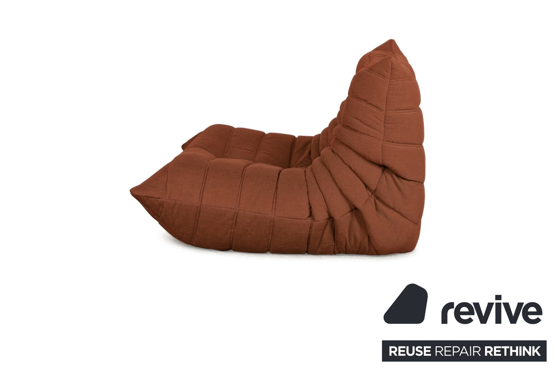 Ligne Roset Stoff Togo Sessel Neubezug Terrakotta