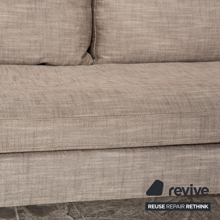 ligne roset Stricto Sensu Stoff Dreisitzer Beige Sofa Couch