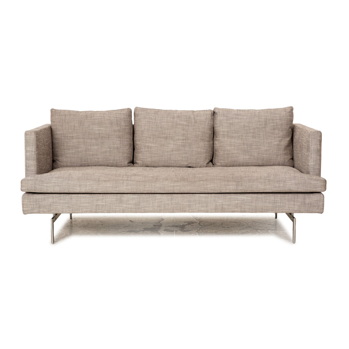 ligne roset Stricto Sensu Stoff Dreisitzer Beige Sofa Couch