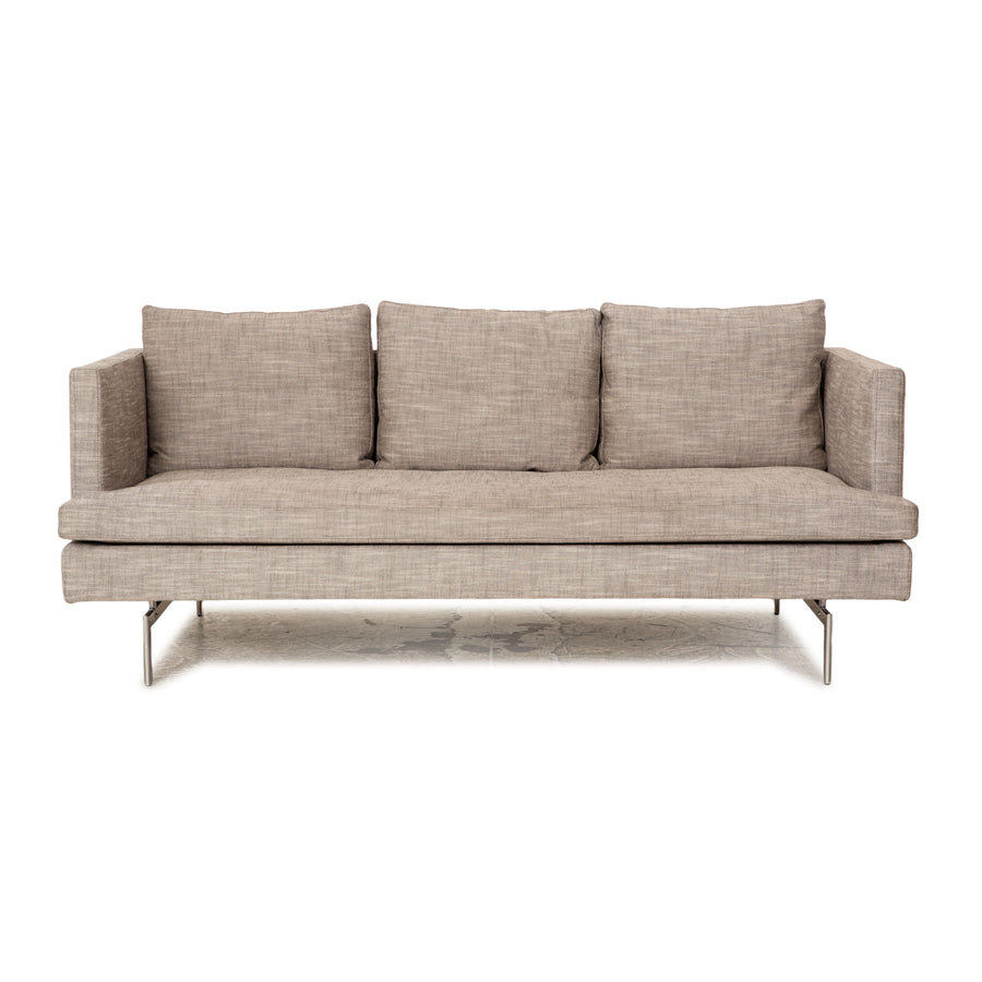ligne roset Stricto Sensu Stoff Dreisitzer Beige Sofa Couch