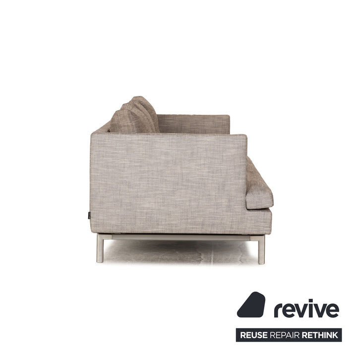 ligne roset Stricto Sensu Stoff Dreisitzer Beige Sofa Couch