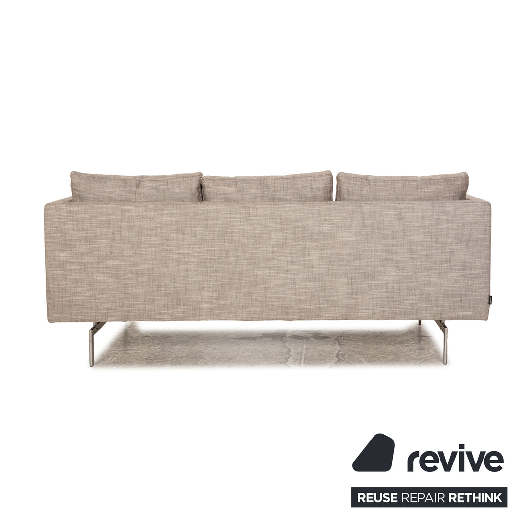 ligne roset Stricto Sensu Stoff Dreisitzer Beige Sofa Couch