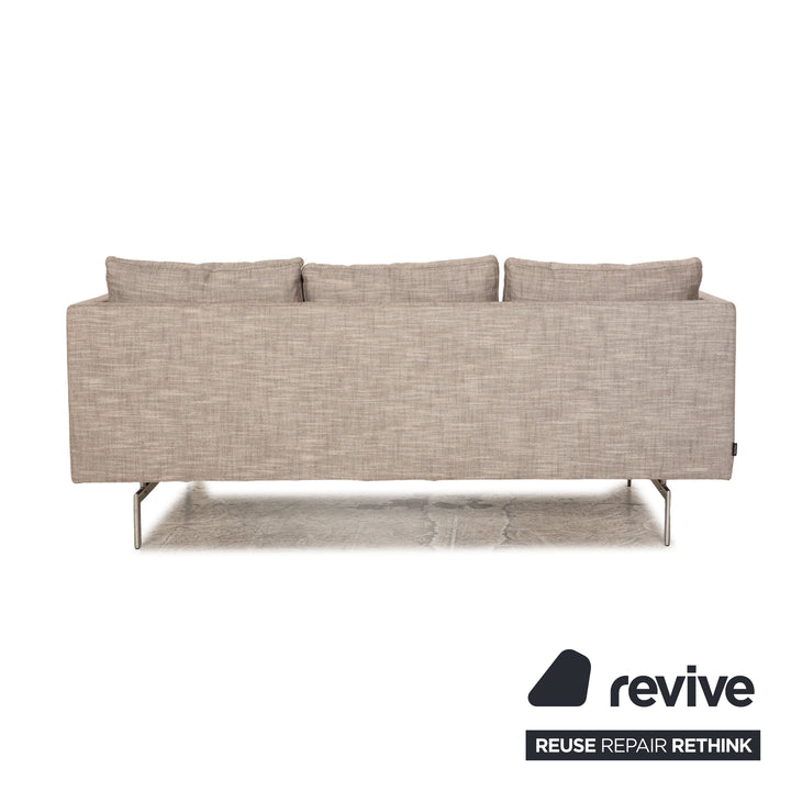 ligne roset Stricto Sensu Stoff Dreisitzer Beige Sofa Couch