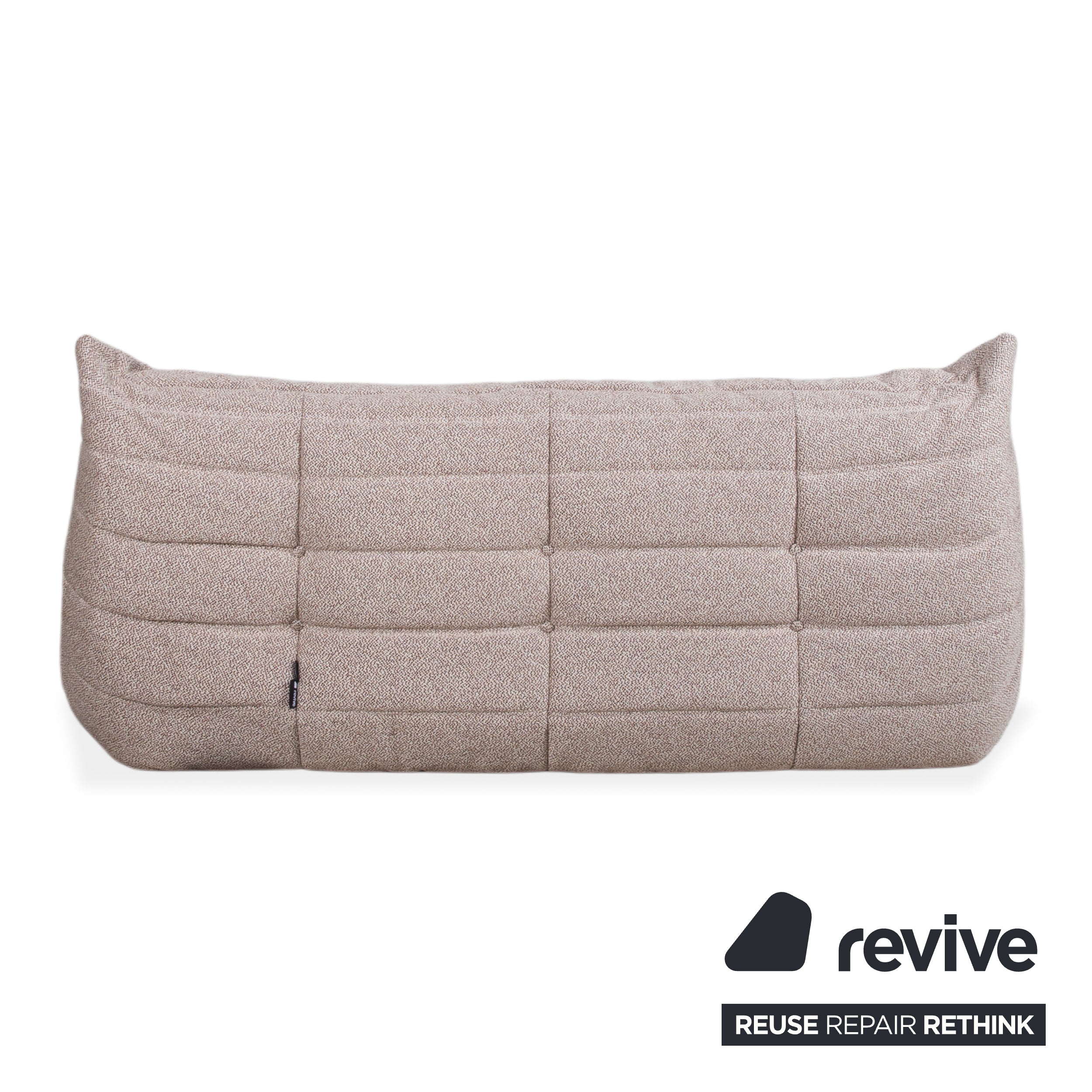 Ligne Roset Togo Dreisitzer Creme Grau Taupe