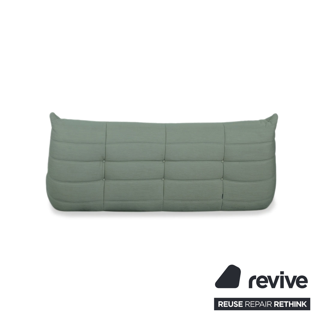 Ligne Roset Togo Dreisitzer Sofa Couch Stoff Minzgrün Neubezug