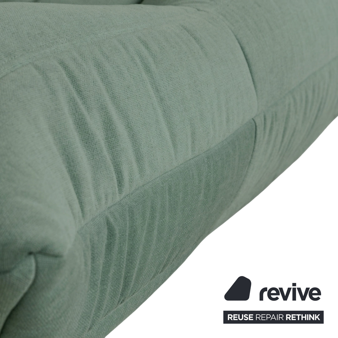 Ligne Roset Togo Dreisitzer Sofa Couch Stoff Minzgrün Neubezug