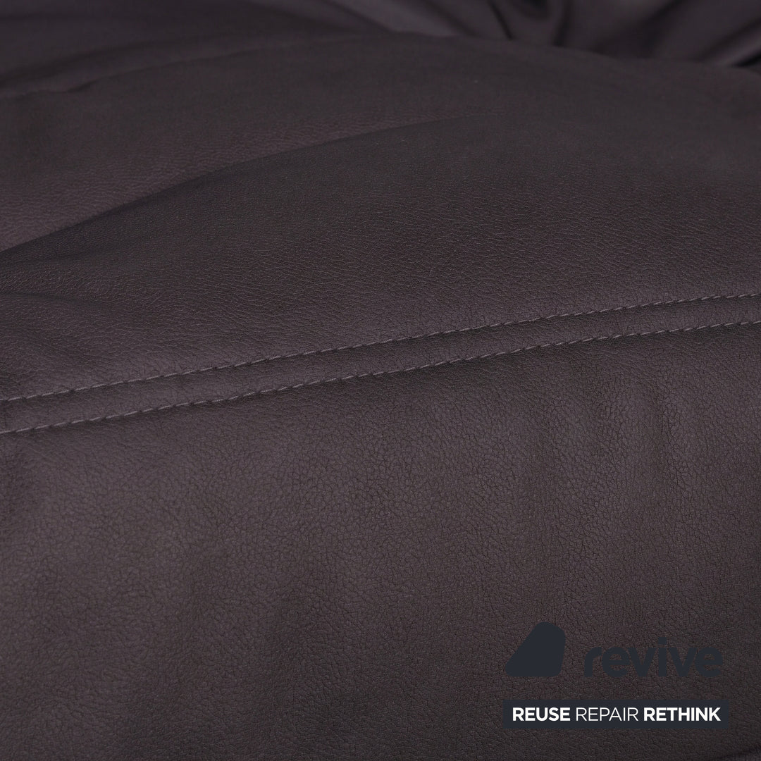 Ligne Roset Togo Dreisitzer Sofa Stoff Anthrazit Couch Neubezug MALOU 185