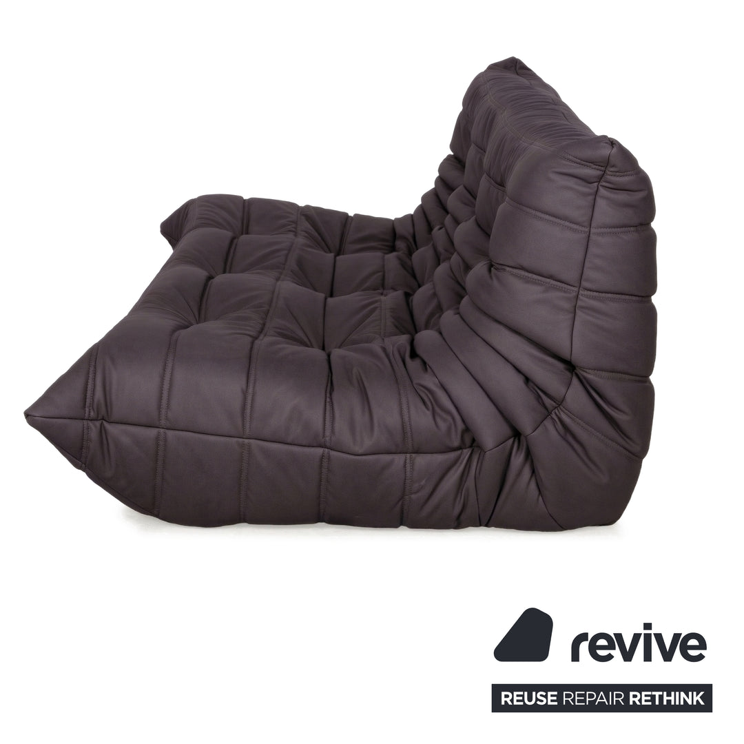 Ligne Roset Togo Dreisitzer Sofa Stoff Anthrazit Couch Neubezug MALOU 185