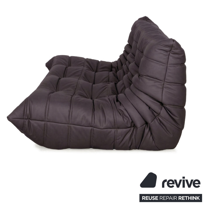 Ligne Roset Togo Dreisitzer Sofa Stoff Anthrazit Couch Neubezug MALOU 185
