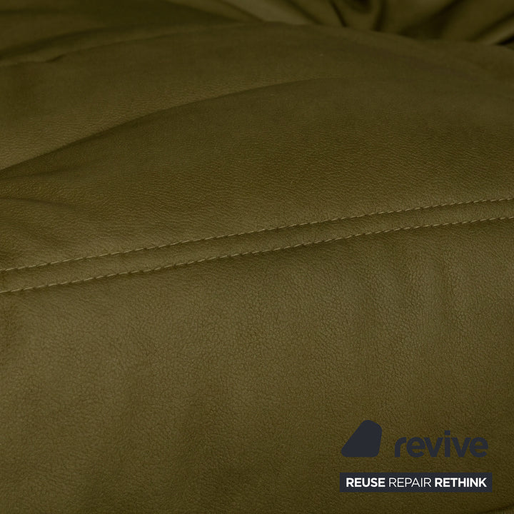 Ligne Roset Togo Dreisitzer Sofa Stoff Grün Waldmeister Couch Neubezug MALOU 157