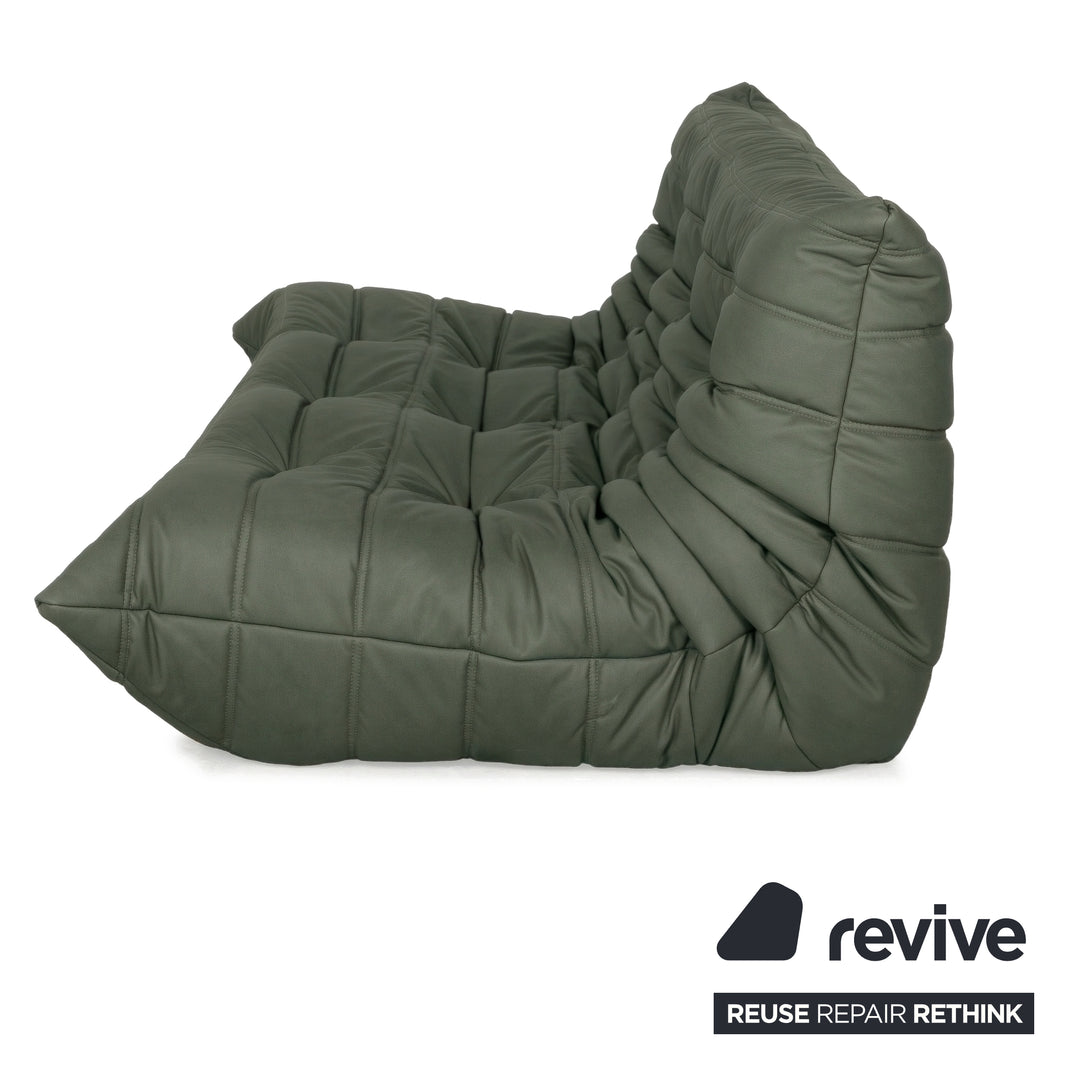 Ligne Roset Togo Dreisitzer Sofa Stoff Mint Grün Couch Neubezug MALOU 160
