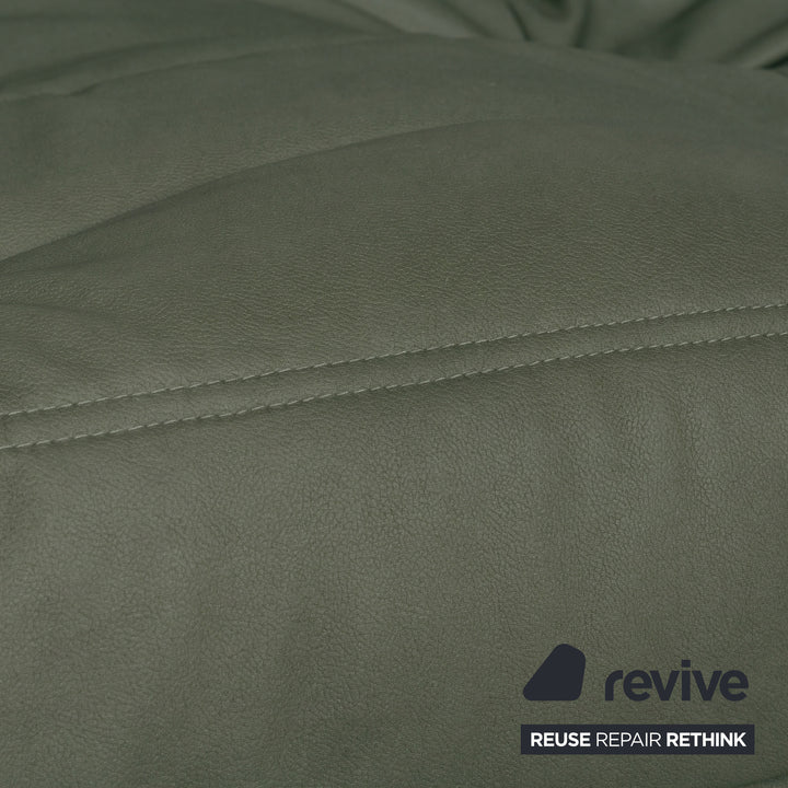 Ligne Roset Togo Dreisitzer Sofa Couch Stoff Minzgrün Neubezug