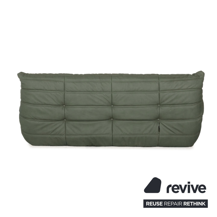 Ligne Roset Togo Dreisitzer Sofa Stoff Mint Grün Couch Neubezug MALOU 160