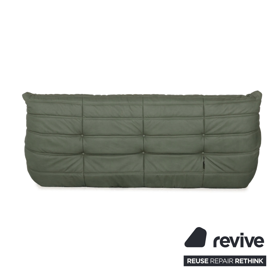 Ligne Roset Togo Dreisitzer Sofa Couch Stoff Minzgrün Neubezug