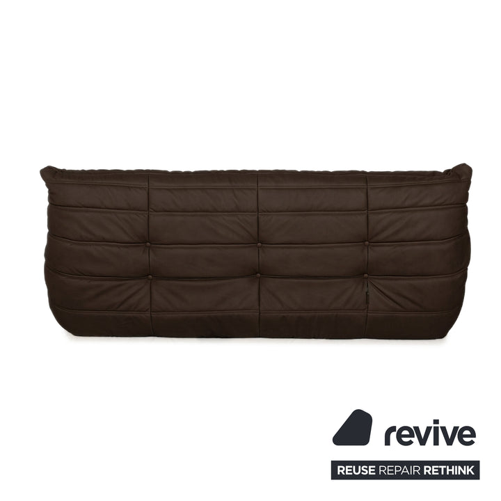Ligne Roset Togo Dreisitzer Sofa Stoff Mokka Couch Neubezug MALOU 126
