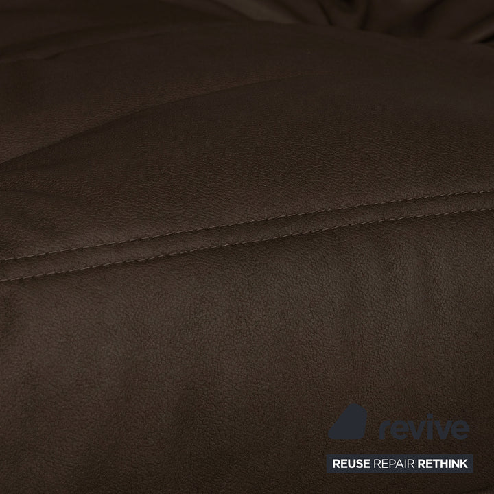 Ligne Roset Togo Dreisitzer Sofa Stoff Mokka Couch Neubezug MALOU 126