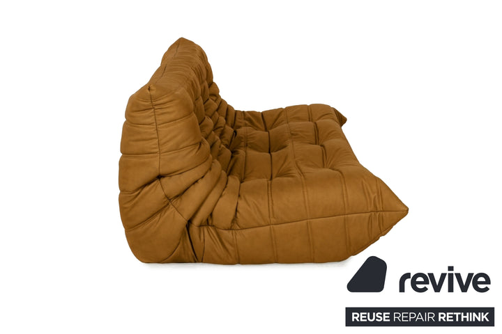 Ligne Roset Togo Dreisitzer Sofa Stoff Ocker Couch Neubezug
