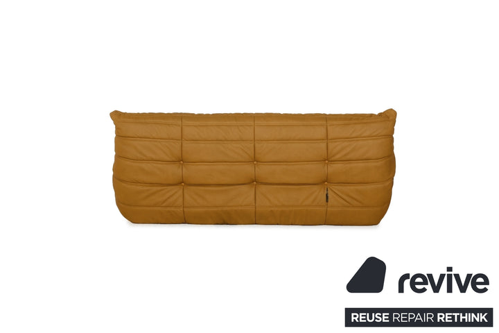Ligne Roset Togo Dreisitzer Sofa Stoff Ocker Couch Neubezug