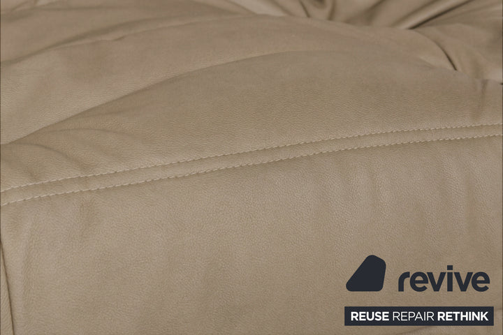 Ligne Roset Togo Dreisitzer Sofa Stoff Taupe Couch Neubezug