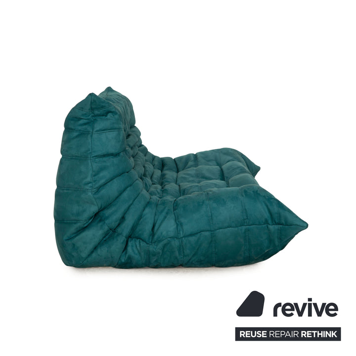 Ligne Roset Togo Dreisitzer Sofa Mikrofaser Stoff Couch Neubezug DENVER
