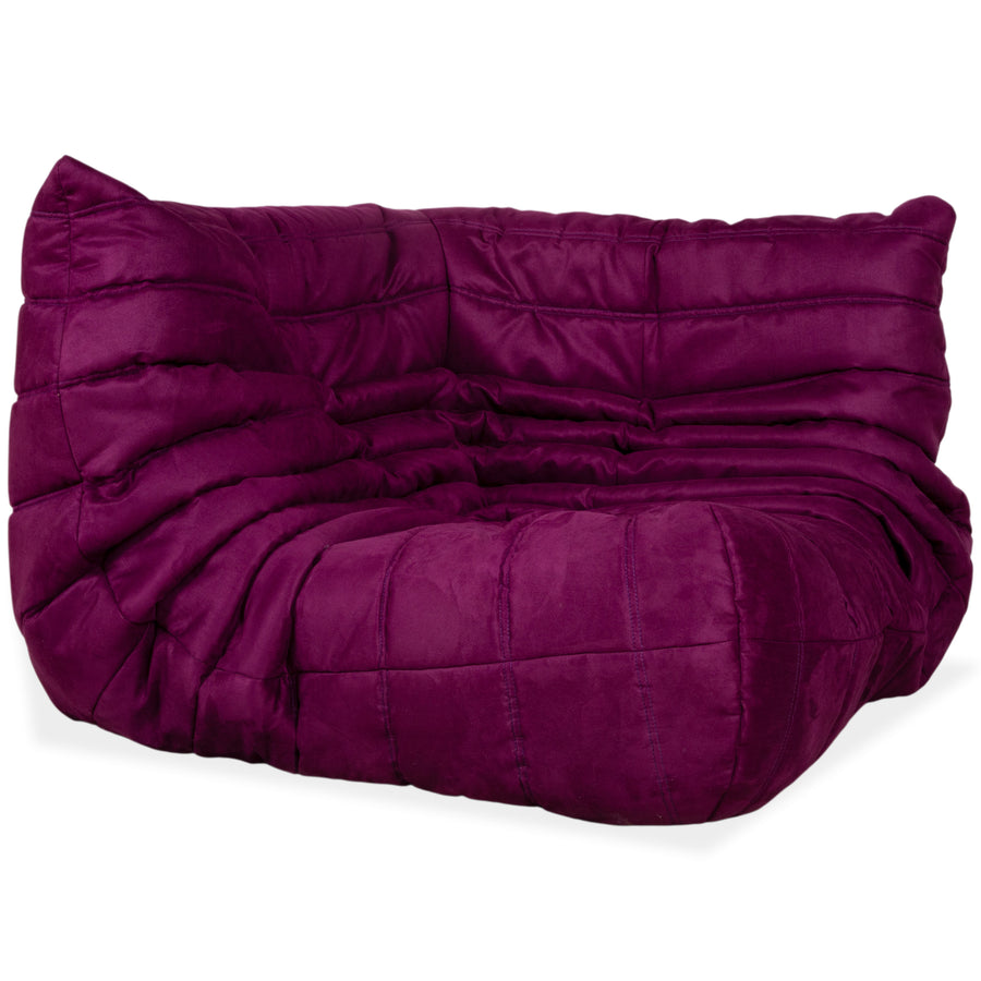 Ligne Roset Togo Eck-Element Eckteil Sofa Mikrofaser Lila Neubezug