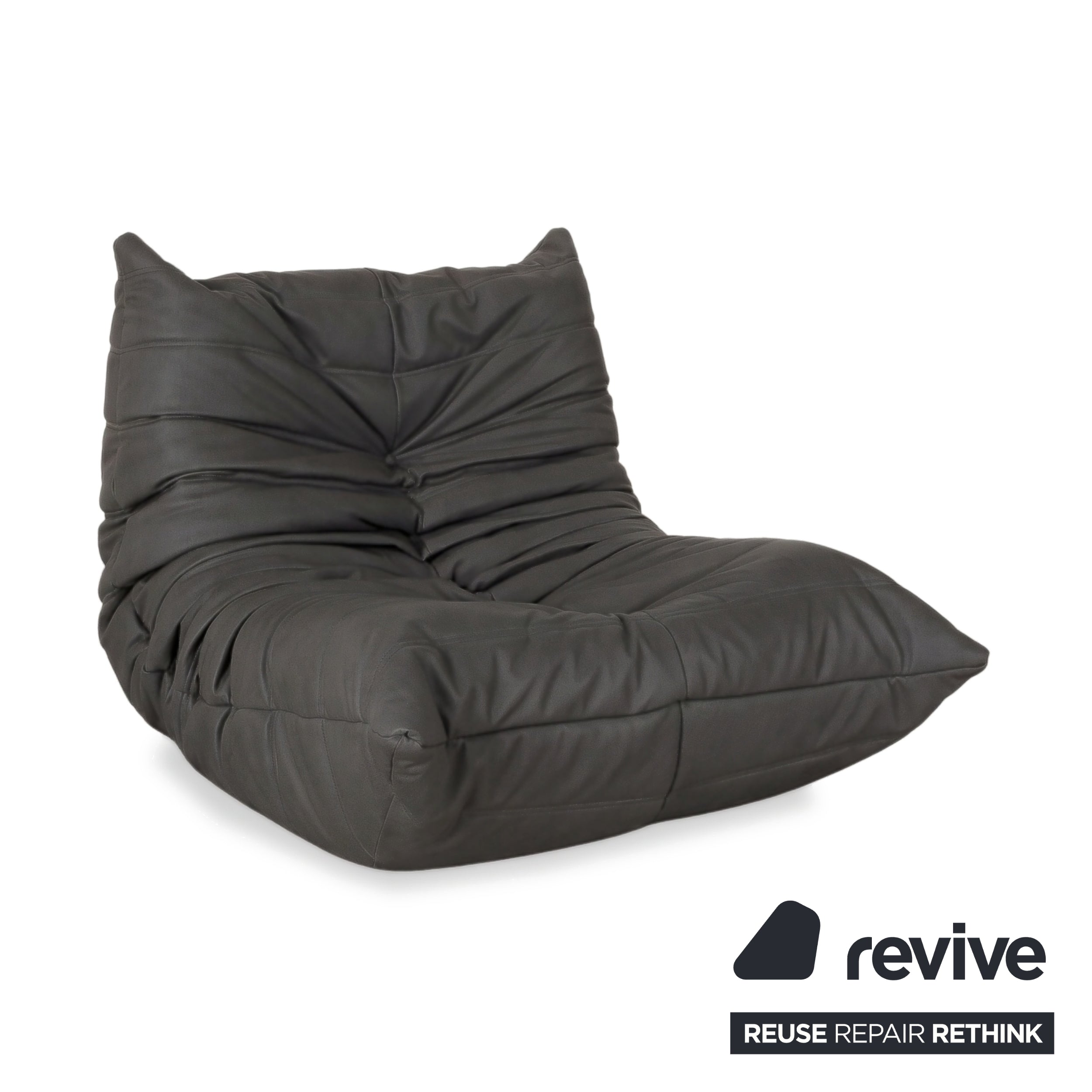 Ligne Roset Togo garniture hjørnesofa trepersoners sofa sofa hjørneelement lænestol vegansk læder GAVIN 117 nypolstring