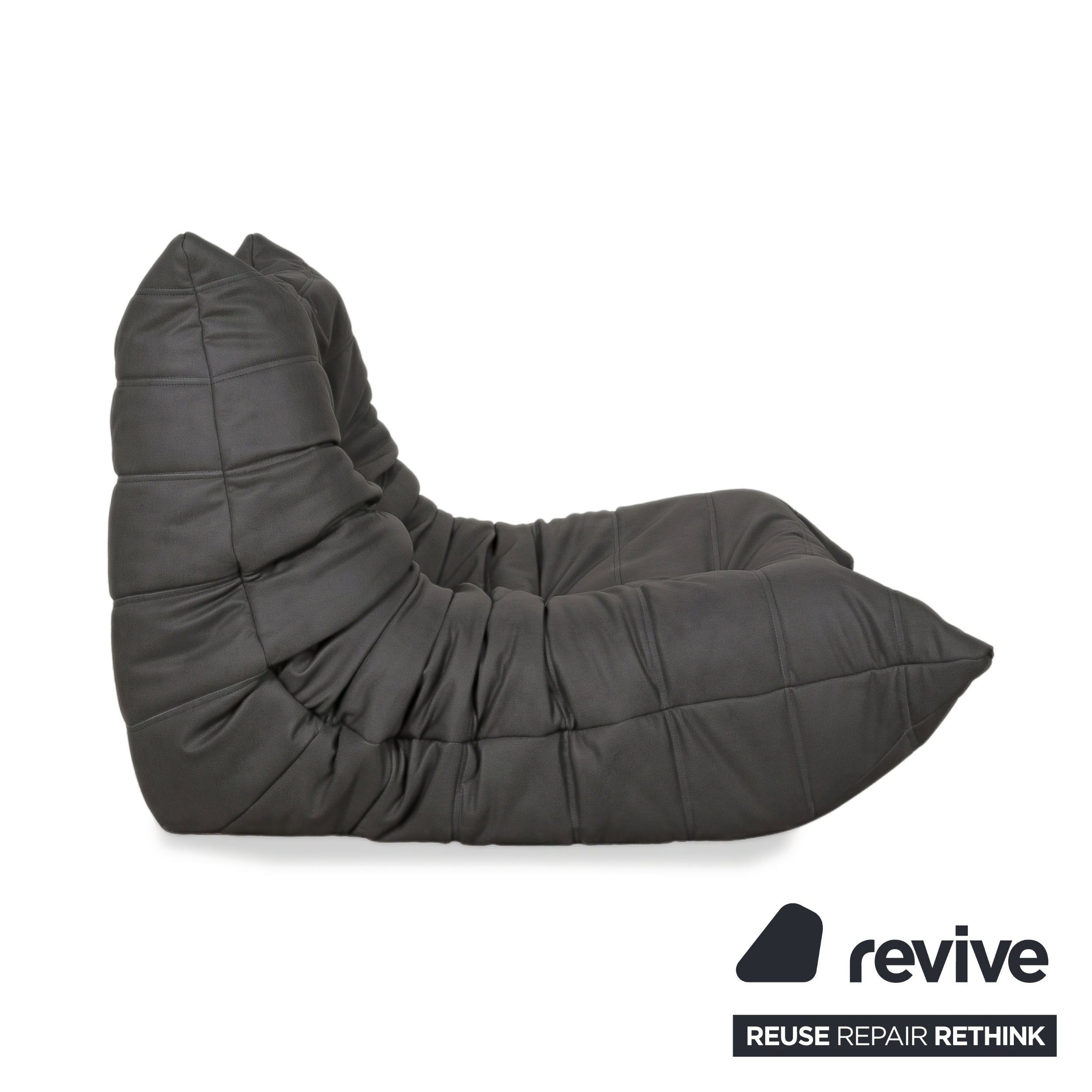 Ligne Roset Togo garniture hjørnesofa trepersoners sofa sofa hjørneelement lænestol vegansk læder GAVIN 117 nypolstring