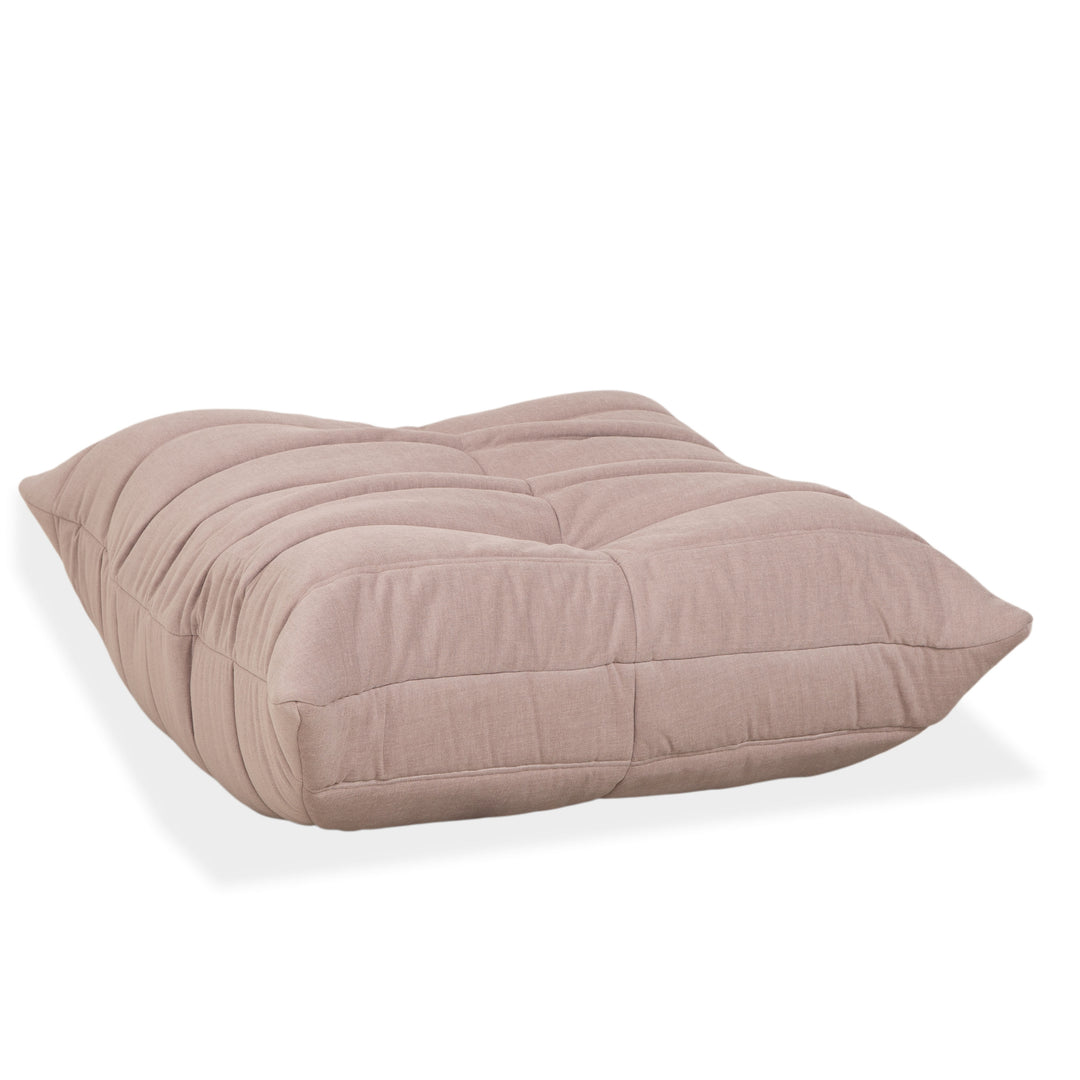 Ligne Roset Togo Hocker Stoff Beige Neubezug