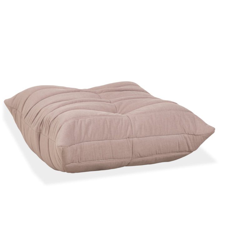 Ligne Roset Togo Hocker Stoff Beige Neubezug