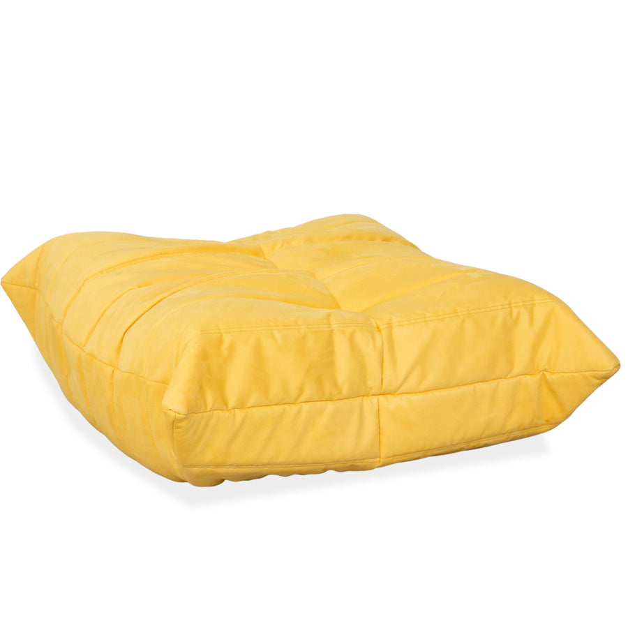 Ligne Roset Togo Hocker Stoff Gelb Neubezug
