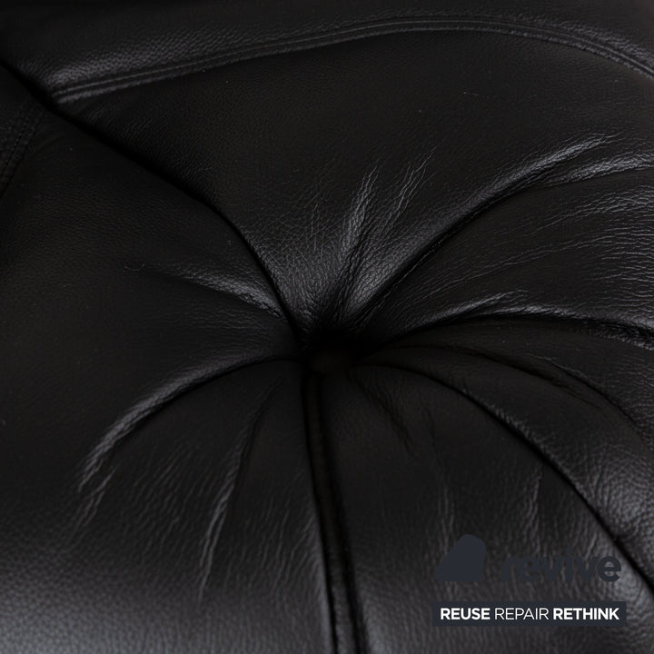 ligne roset Togo Leather Armchair Black