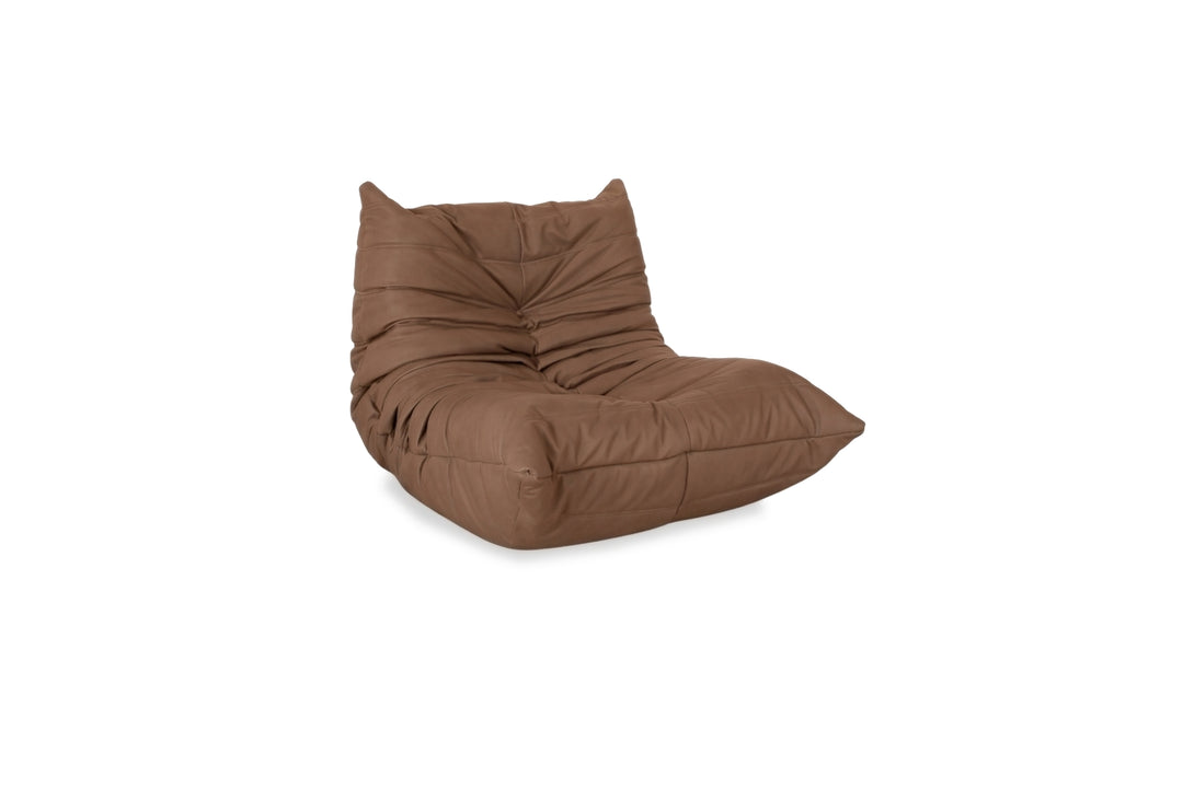 ligne roset Togo Sessel Cognac veganes Leder Neubezug