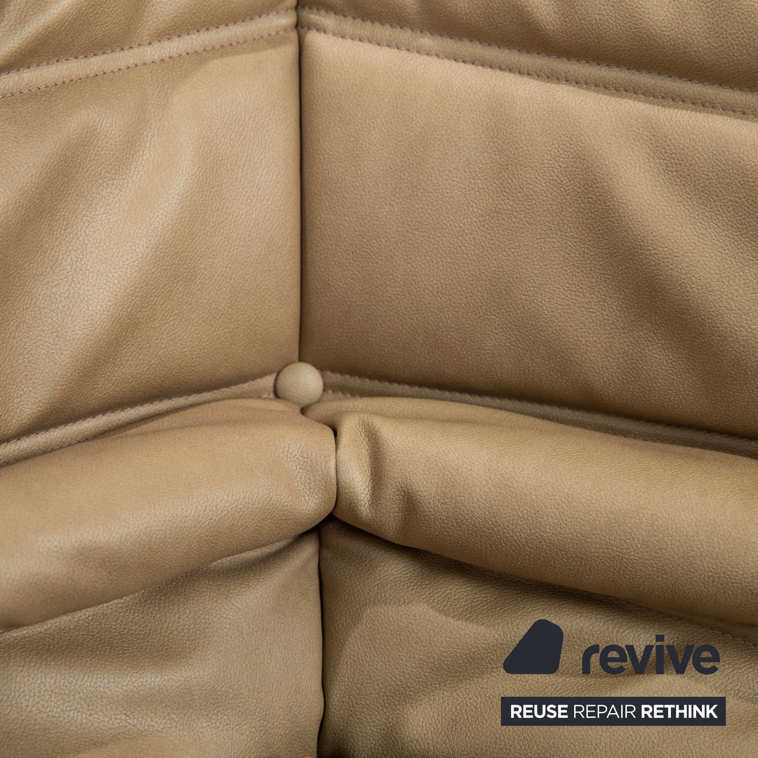 Ligne Roset Togo Armchair Corner Vegan Leather Reupholstery (GAVIN 108)