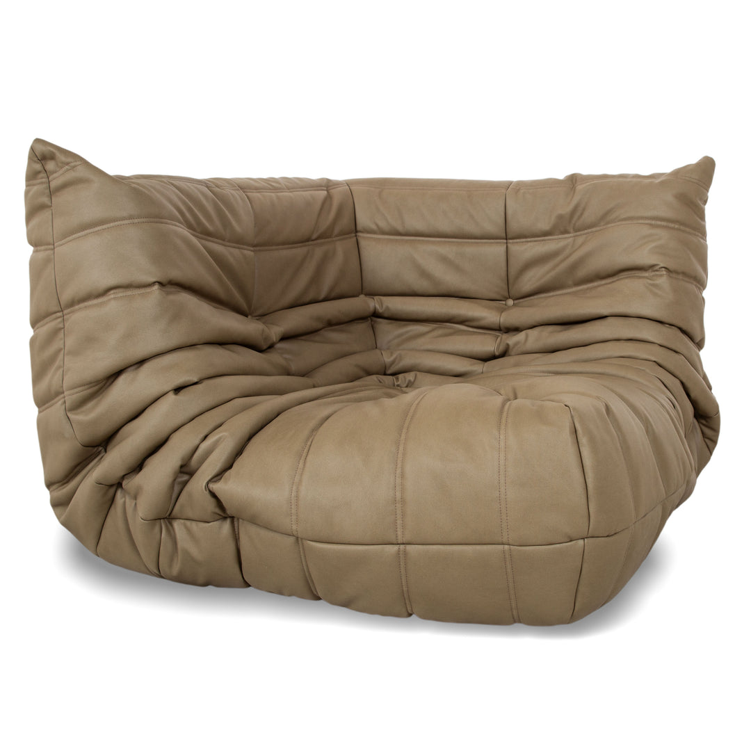 Ligne Roset Togo Armchair Corner Vegan Leather Reupholstery (GAVIN 108)