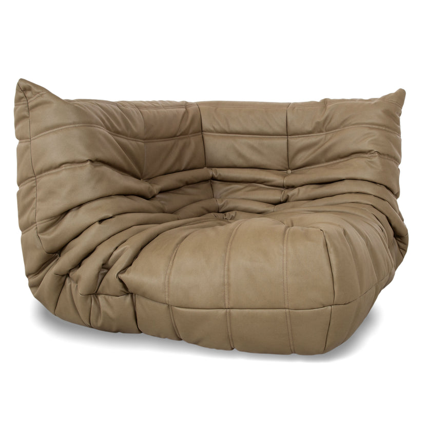 Ligne Roset Togo Armchair Corner Vegan Leather Reupholstery (GAVIN 108)