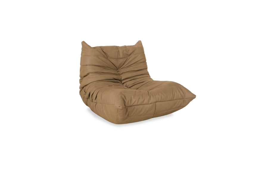 ligne roset Togo Sessel Sand veganes Leder Neubezug