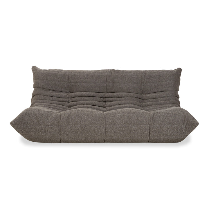 Ligne Roset Togo Dreisitzer Sofa Stoff Grau Couch Neubezug