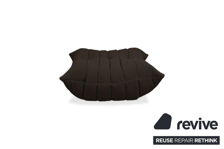 Ligne Roset Togo Stoff Hocker Kaffeebraun