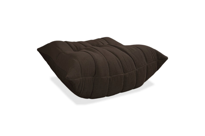 Ligne Roset Togo Stoff Hocker Kaffeebraun