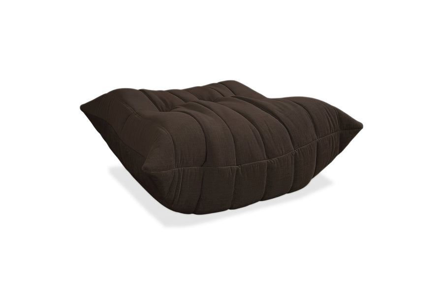 Ligne Roset Togo Stoff Hocker Kaffeebraun