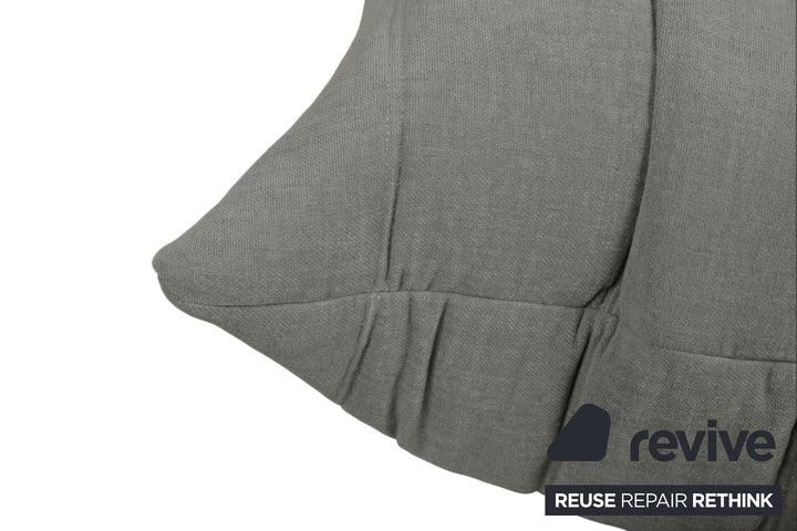 Ligne Roset Togo Stoff Hocker Neubezug Anthrazit